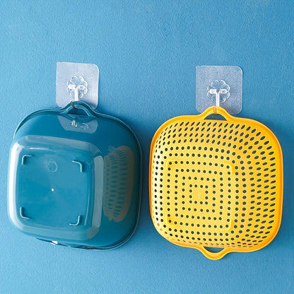 6PCS Kitchen Strainer Set - Double Drain Plastic Colander Baskets for Fruit, Vegetables, and Dishwashing, Restaurant Kitchen Special