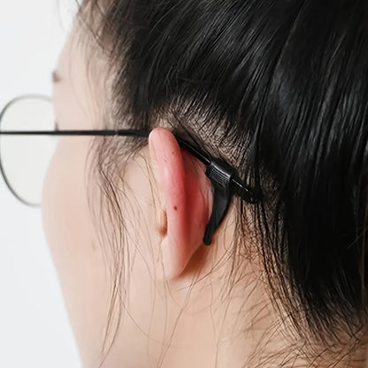 24pcs Silicone Anti-Slip Glasses Ear Clips – Soft, Non-Injurious, and Secure Ear Holders, 12 Pairs