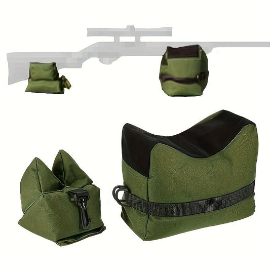 Waterproof Oxford Rifle Rest Bag – Durable, Adjustable Shooting Rest with Sandbag Support, Utility Pocket, and Buckle Closure – Perfect for Hunting and Outdoor Shooting