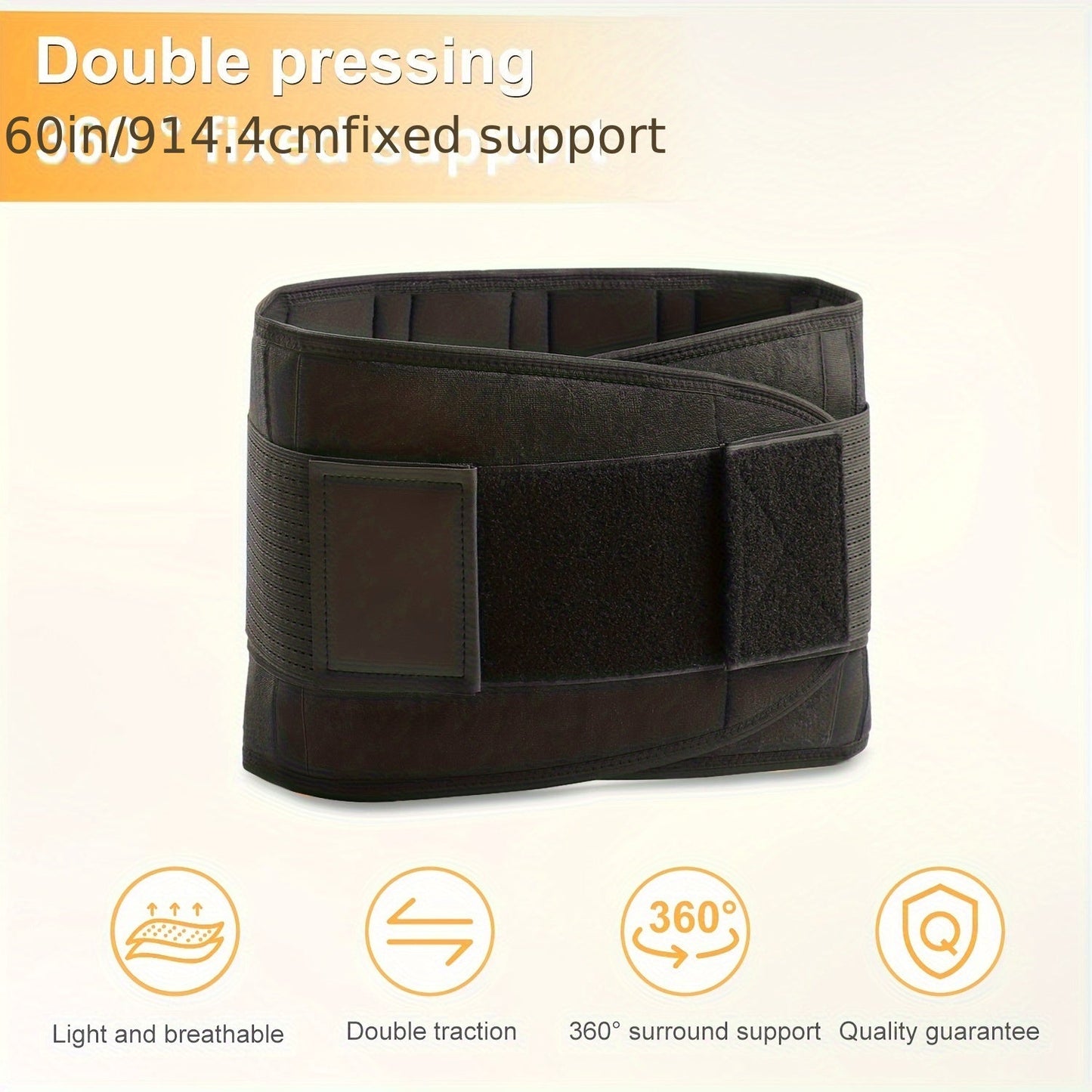 Back Brace for Lower Back Pain - Adjustable Lumbar Support for Sciatica, Herniated Disc, Scoliosis and More - Lower Back Belt for Women and Men