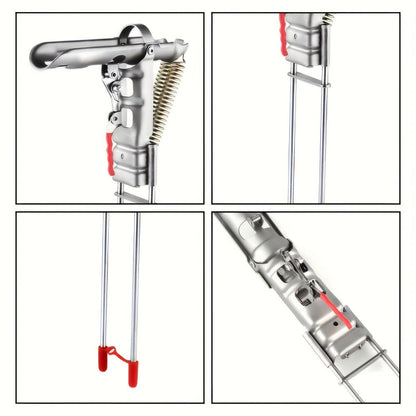Auto-Deploy Fishing Rod Holder - Dual Spring, High Sensitivity, Hands-Free Design - Durable Stainless Steel for Anglers of All Levels