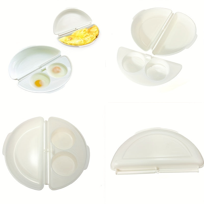 Microwave Omelette Egg Maker Tray – Non Toxic Silicone Egg Cooker and Poacher for Kitchen Cooking