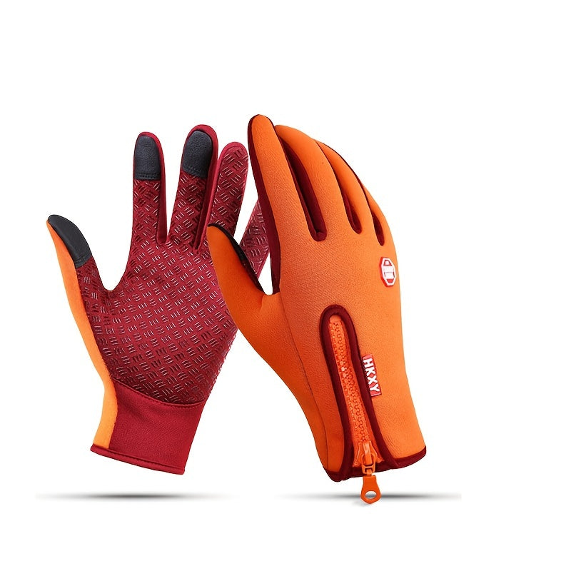 Winter Warrior Gloves – Double-Layered, Touch Screen Compatible, Waterproof and Windproof Sports Gloves for Skiing, Snowboarding and Cold Weather Activities