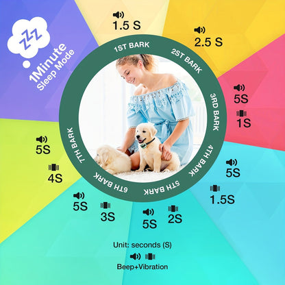 Anti-Bark Collar for Small and Medium Dogs - Gentle and Effective Solution for Excessive Barking