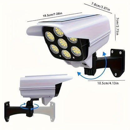 Outdoor Sports Sensor Solar Light – 2000 Lumens, 77 LED Spotlights with Remote Control, Wireless Floodlight for Hotels, Gardens, Porches & Driveways