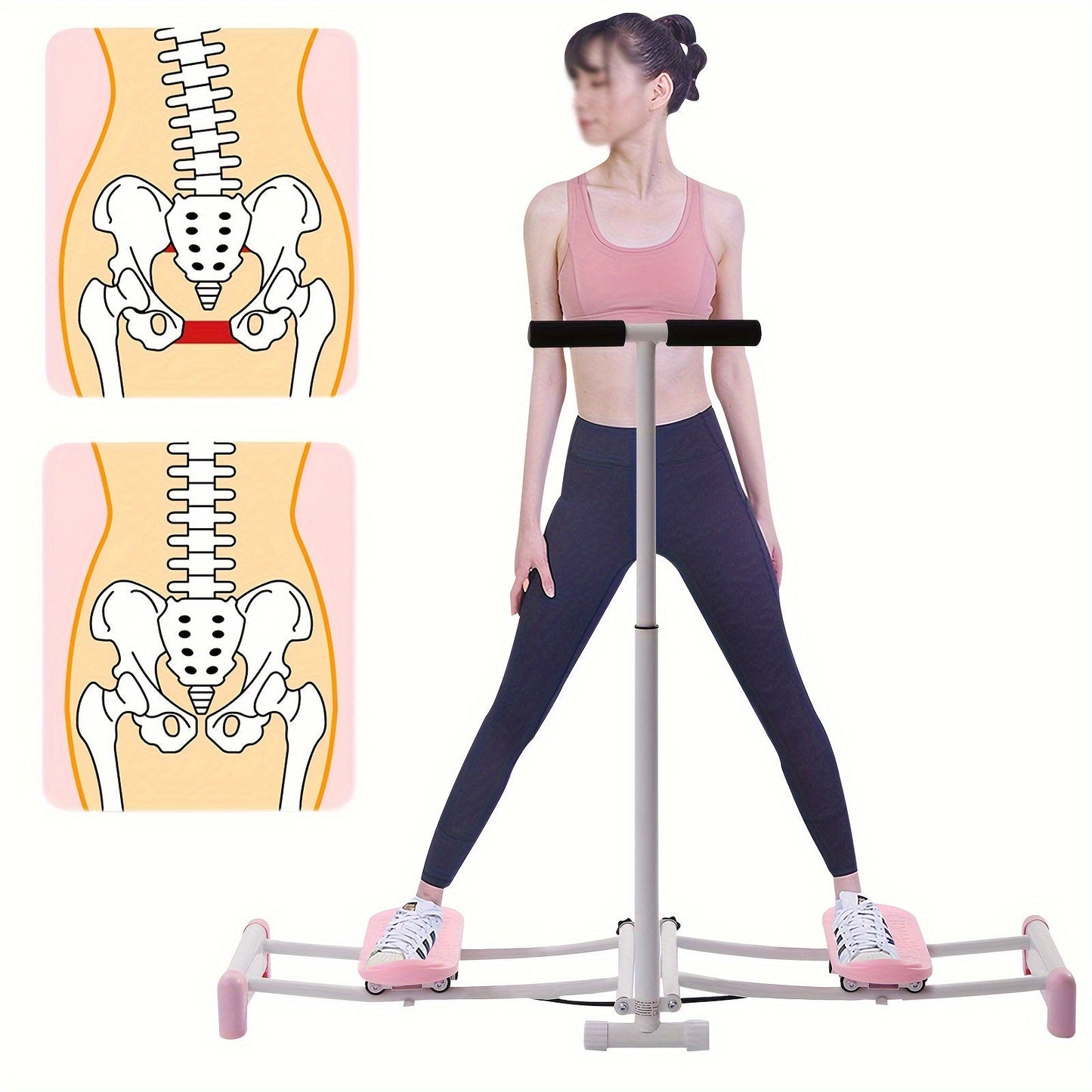 Weight Loss Pelvic Floor Muscle Fitness Equipment - Kegel Exercise Tool for Thin Legs and Strengthening