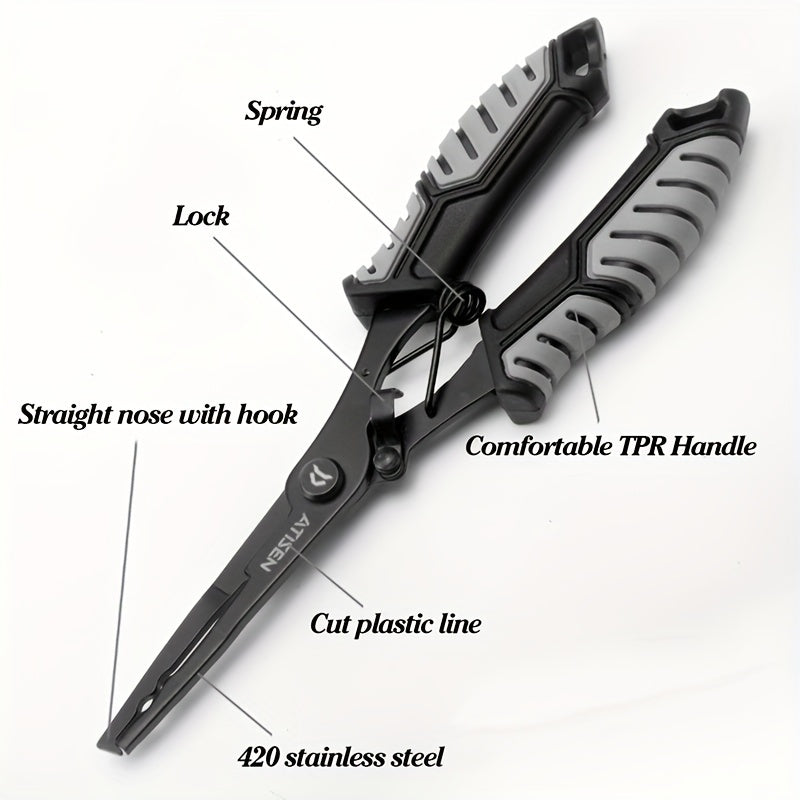 Buy 1 Get 1 Free – 2 Heavy-Duty Stainless Steel Fishing Pliers – Unbreakable Grips, Corrosion-Resistant, and Rust-Free for Durable Outdoor Fishing