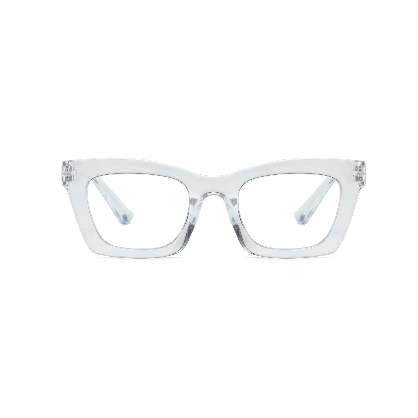 Stylish Oprah-Inspired Blue Light Blocking Reading Glasses - Square Shape with Spring Hinge for Men & Women | Multiple Power Options (1.0 to 3.5) | Ideal for Everyday Use