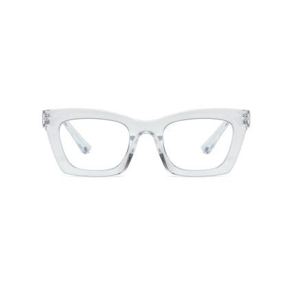 Stylish Oprah-Inspired Blue Light Blocking Reading Glasses - Square Shape with Spring Hinge for Men & Women | Multiple Power Options (1.0 to 3.5) | Ideal for Everyday Use