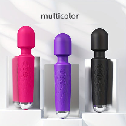 Ultra-Compact 8-Speed Portable Electric Massage Stick - Professional Muscle Relaxation Equipment for Body, Back, Neck, Legs, Waist | Easy to Carry, High-Speed Drive Motor, Elegant Design