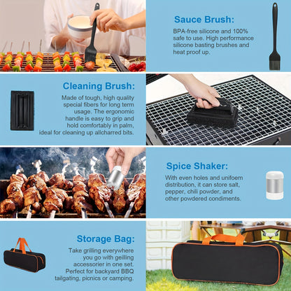 Enlarged Spatula Set for Griddles – Flat Top Grill Accessories Kit with Basting Cover and Scraper – Ideal for Outdoor Barbecue