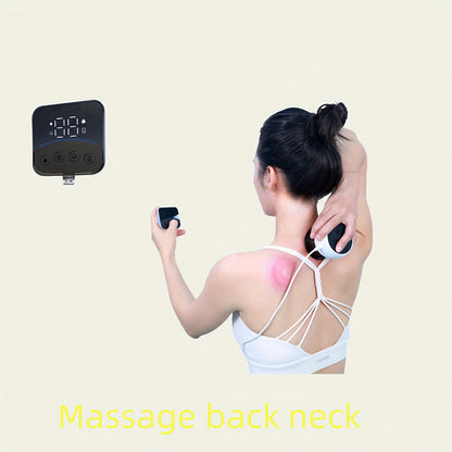 Advanced Neck, Back, Waist and Shoulder Massager – 3 Modes, 5 Temperature Levels, Hot Compress, Multi-Functional Massage Device, Perfect Father’s Day Gift