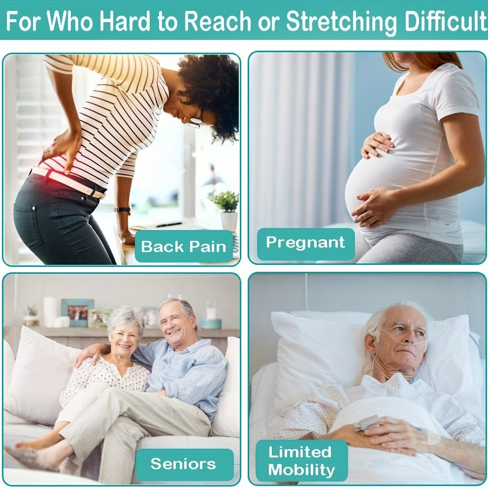 Long Handle Toilet Wiping Aid – Self-Wipe Assist Tool for Elderly, Disabled, Pregnant & Post-Surgery Users