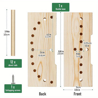 Wooden Bow Making Tool – Festival Wreath Maker for Crafting Decorative Bows