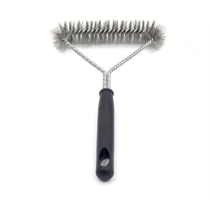 Extra-Long Handle Y-Design Grill Cleaner Brush – Durable Stainless Steel Bristles for Non-Stick BBQ Cleaning – Ideal Outdoor Grills Accessory, Perfect for School Supplies and Back to School (1pc)