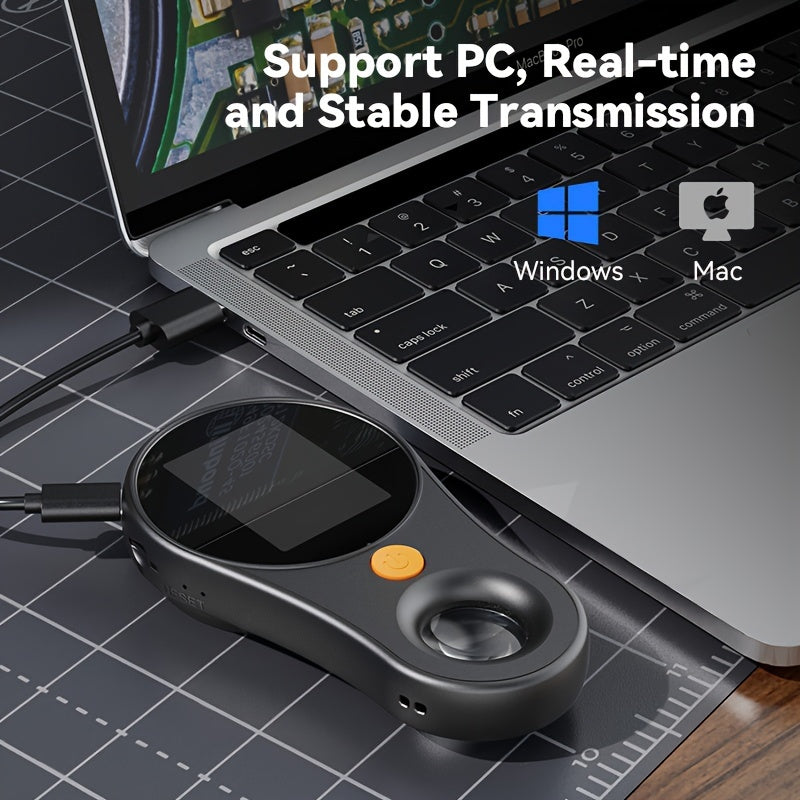 500X High-Precision Portable Handheld Digital Microscope - Super Macro Lens for Maintenance, Welding, Scientific Research, and Testing