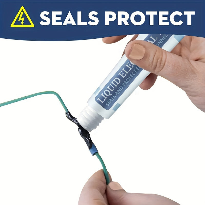 1.01/1.69oz Liquid Insulating Tape - Rubber Electrical Wire Coating, Circuit Board Repair Glue for Cable Fixes