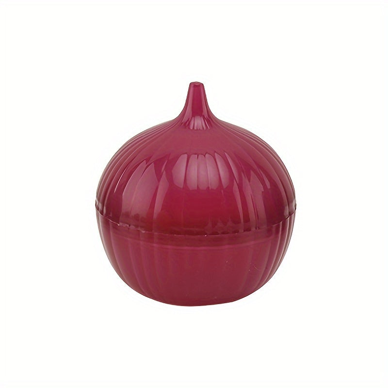 Onion Saver Food Storage Box - Vegetable Shaped Preservation Container, Refrigerator Crisper for Onions, Kitchen Gadget for Restaurants