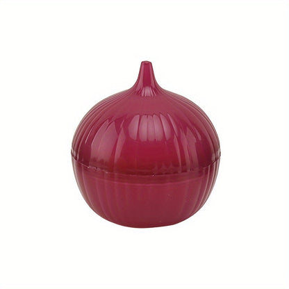 Onion Saver Food Storage Box - Vegetable Shaped Preservation Container, Refrigerator Crisper for Onions, Kitchen Gadget for Restaurants