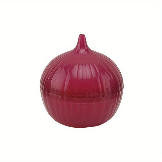 Onion Saver Food Storage Box - Vegetable Shaped Preservation Container, Refrigerator Crisper for Onions, Kitchen Gadget for Restaurants