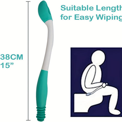 Long Handle Toilet Wiping Aid – Self-Wipe Assist Tool for Elderly, Disabled, Pregnant & Post-Surgery Users