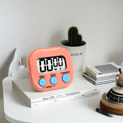 Digital Kitchen Timer - Countdown Timer with Loud Alarm and Stand - Ideal for Cooking, Teaching, and Home Use