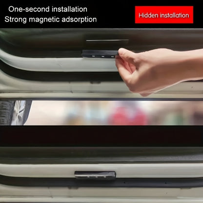 Buy 1 Get 1 Free - 2pcs Wireless Magnetic Door Welcome Lights – USB Rechargeable, Intelligent Induction, Easy Install, Adjustable Colors for Universal Vehicle Compatibility