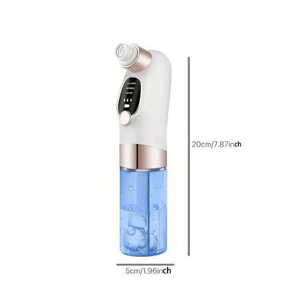 6-in-1 Advanced Electric Blackhead Remover Kit - Rechargeable, Portable Facial Cleansing Device with Exfoliating, Massaging, LED Light Functions | Ideal Skin Care Tool for Men, Women, Perfect Mother's Day Gift
