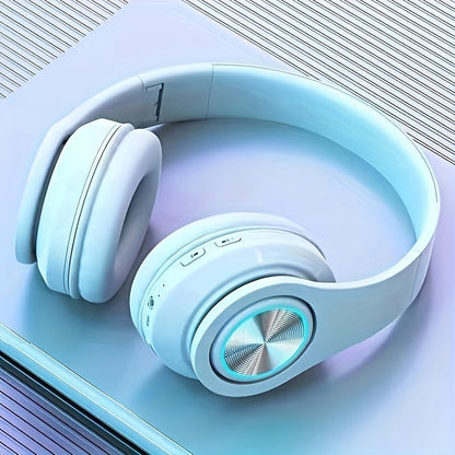 Multifunctional Wireless Headphones with Headband - Supports Card Insertion, Wired and Wireless Use