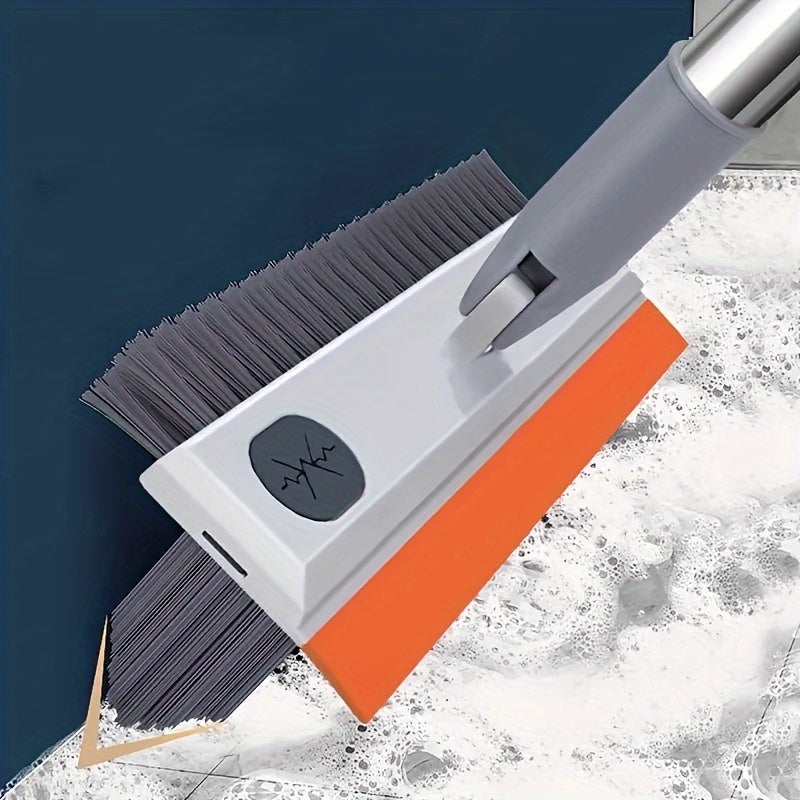 Multi-Surface Scrub Brush with Liquid Dispenser – Extendable Manual Tile & Bathroom Scrubber for Kitchen, Walls, Floors & More