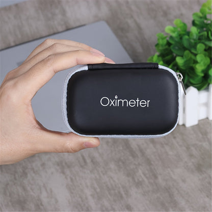 Durable Fingertip Pulse Oximeter Case with Zipper - Portable Protective Carrying Bag for Blood Oxygen Monitor - Ideal for Travel and Daily Use