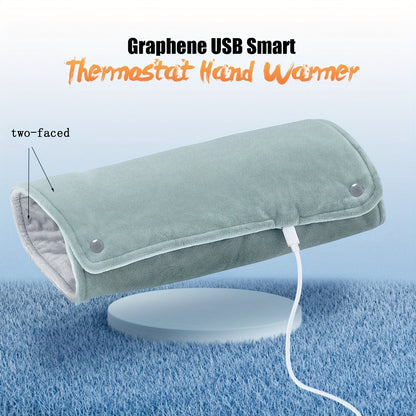 USB Heating Pad - Intelligent Thermostatic, Warms Hands, Feet, Waist, Low Voltage, Safe and Energy Saving