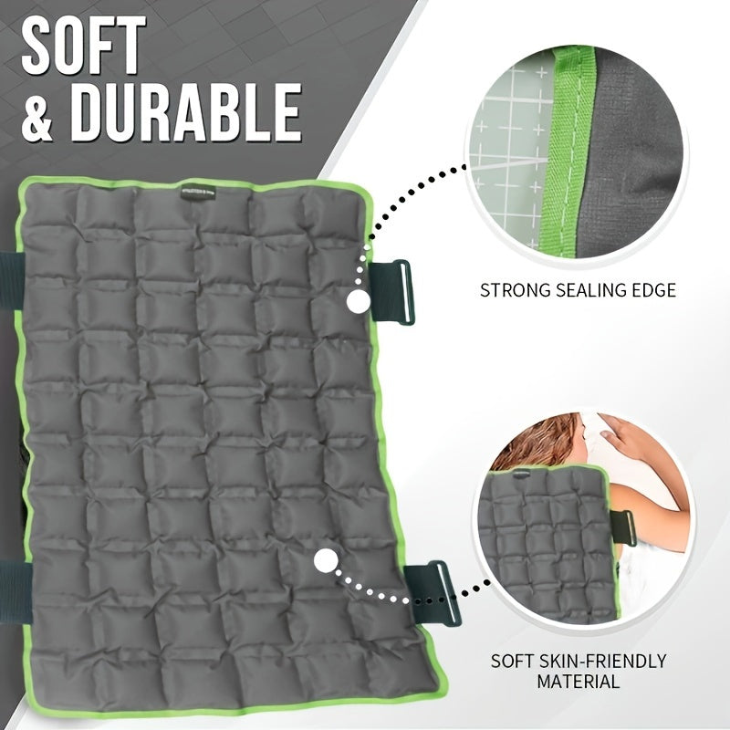 Reusable Full Back Ice Pack for Shoulder and Back Injuries - Cold Compress Therapy for Swelling, Bruises, and Sprains - Hand Wash Only - Rainbow Brand