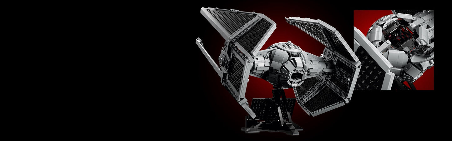 TIE Interceptors Spaceship 1931PCS Building Blocks - Compatible 75382 Assembly Model | Modified Imperial Fighters Toy for Kids