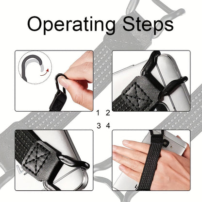 3pcs Mobile Phone Security Hand Strap Holder - Secure Grip Accessory for 5.2-7.5 Inch Smartphones