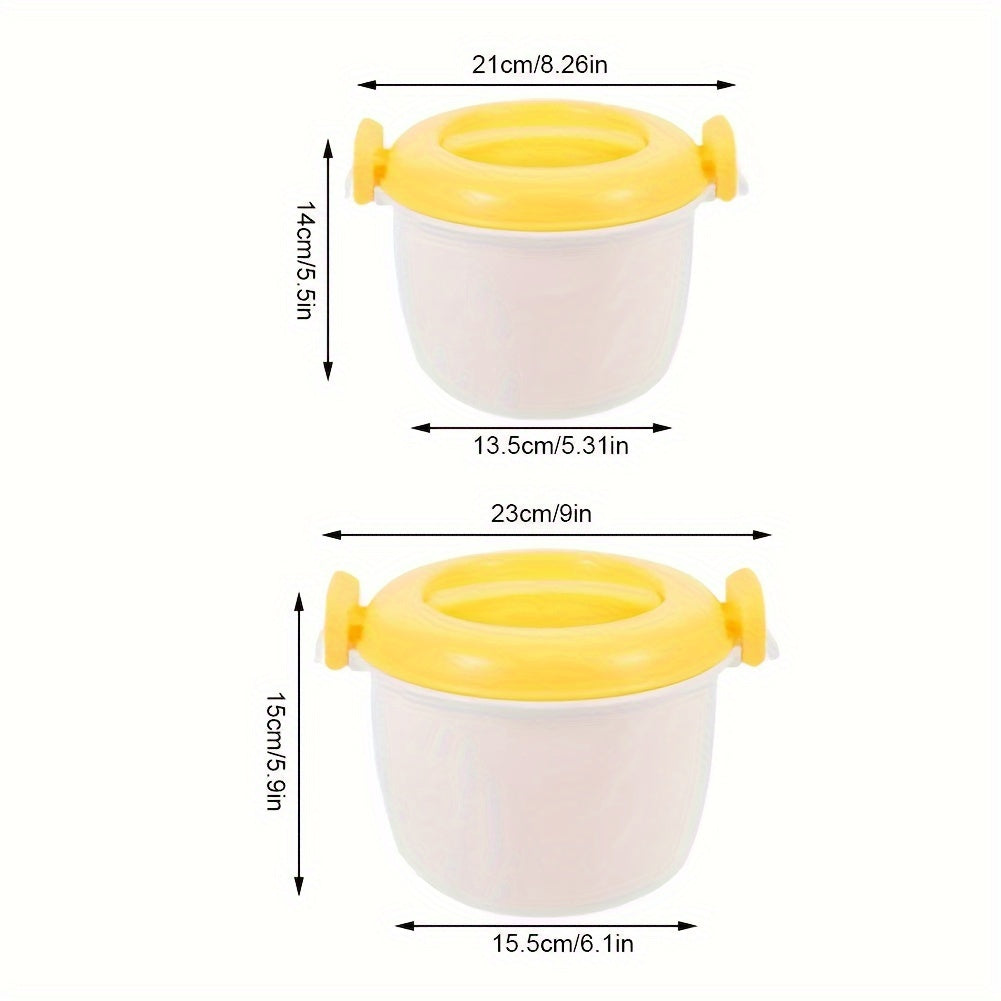Microwave Rice Cooker and Steamer Pot – Versatile Veggie Cooker, Pasta Maker, Soup and Pressure Pot, Multi-Use Cooking Bowl