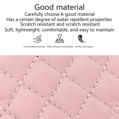 New One-Shoulder Messenger Bag for Women - Fashion Embroidered Rhombic Design - Large Capacity Waterproof Backpack with Data Hole