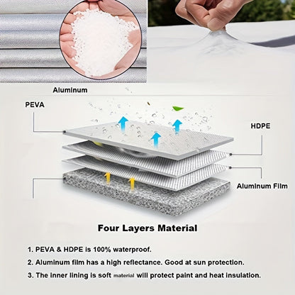 4 Pack Waterproof Tire Covers – Protect RV, Trailer, Camper Wheels from Corrosion