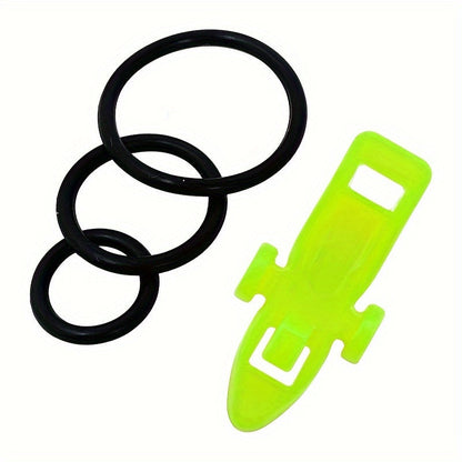 10/20 Sets Fishing Hook Keeper – Protective Jig Hooks Holder with Adjustable Elastic Rubber Rings, Essential Tool for Anglers