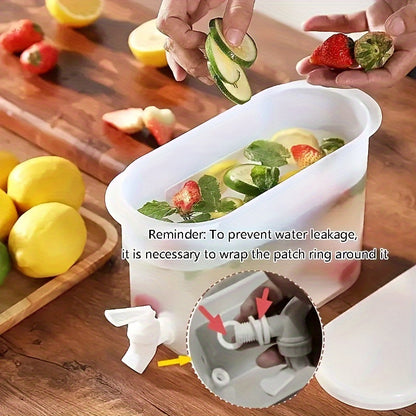 118.35oz Beverage Dispenser with Spigot - Durable PC Material, No Battery Required, Ideal for Parties, Weddings, and Home Use