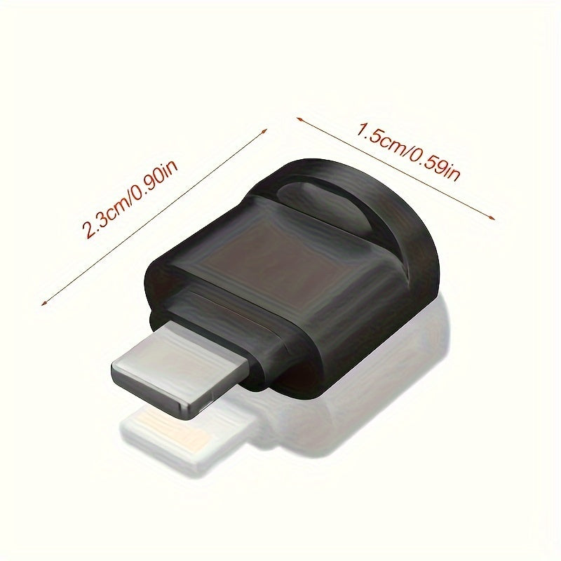 Micro SD Card Reader Converter for iPhone and iPad – OTG to Micro SD/TF Card Viewer Adapter, Compatible with iPhone 14/13/12/11/X/XR/8, Supports iOS 13, ExFAT and FAT32