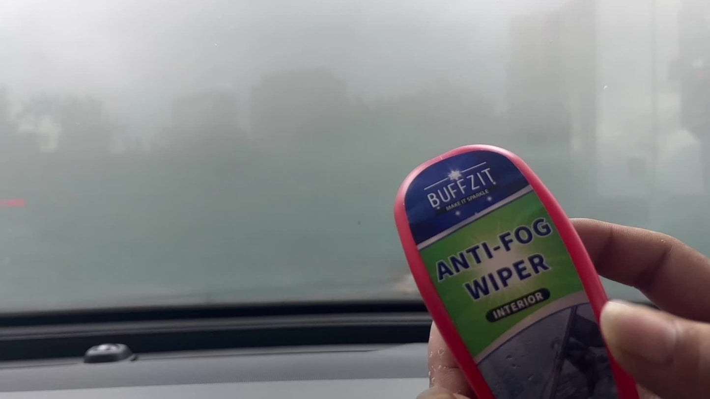 Buffit Anti-Fog Wiper for Car Windows and Mirrors - Universal Spray Alternative, Improves Driving Visibility, Prevents Condensation on Glasses, Goggles & Helmets, 120ml/4oz