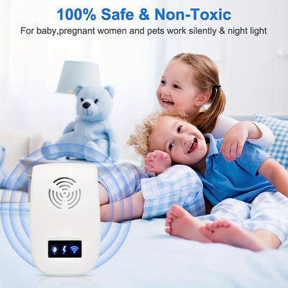 Ultrasonic Pest Repeller – Electronic Mice and Bug Repellent, 6 Pack Indoor Plug-In for Roaches, Spiders, Ants, Flies