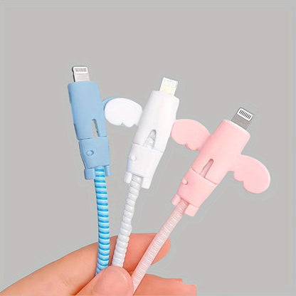 10pcs USB Cable Protective Covers – Universal Data Cable Protector for Mobile Phones