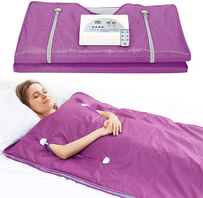 Professional Slimming Far-Infrared Sauna Blanket – Waterproof Weight Loss & Heating Therapy for Home Spa