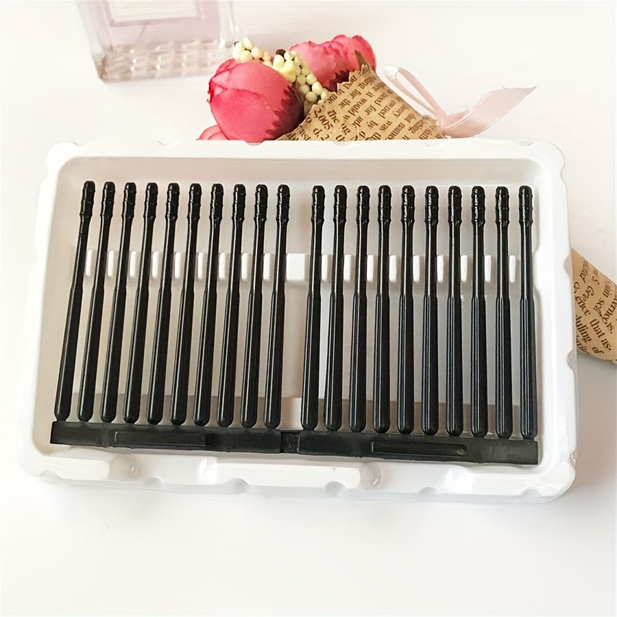 100pcs Disposable Ear Cleaning Spoons – Sticky, Fragrance-Free Earwax Removal Tools