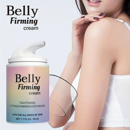 50ml Nourishing Belly Firming Cream – Jojoba Oil and Caffeine Infused – Intense Moisturizer for Firming, Tightening and Lifting Women’s Skin – All-Over Body Massage Cream for Butt, Thighs, Arms