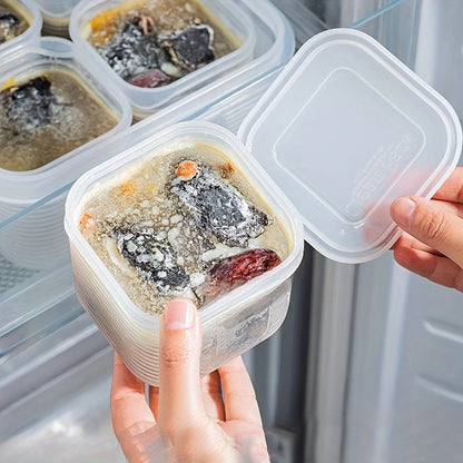 7pcs Freezer-Safe Food Storage Containers Set with Lids – Leakproof, BPA-Free PP Plastic, Stackable for Meat, Fruits and Vegetables, Kitchen Essentials
