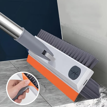 Multi-Surface Scrub Brush with Liquid Dispenser – Extendable Manual Tile & Bathroom Scrubber for Kitchen, Walls, Floors & More