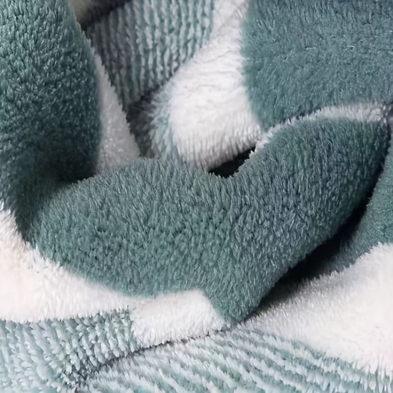 4 Piece Luxurious Striped Bath Towel Set - Ultra-Absorbent, Quick-Drying, Super Soft, Skin-Friendly - Ideal for Home Bathroom and Daily Showering Needs